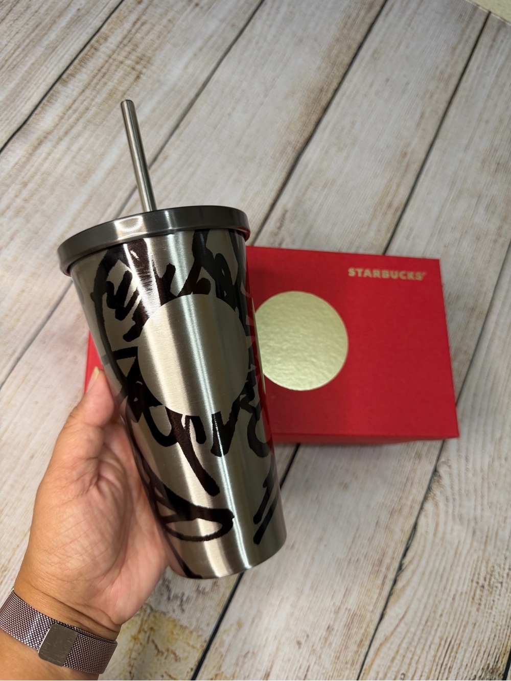 NWT 2014 Starbucks Dot Collection "Street Arts" Graffiti Tumbler